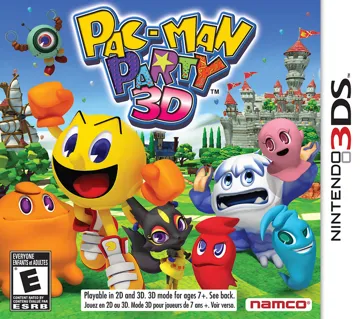 Pac-Man Party 3D (Europe) (En,Fr,Ge,It,Es) box cover front
